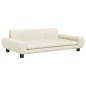 vidaXL Hundebett Creme 100x54x33 cm Samt vidaXL Hundebett Creme 100x54x33 cm Samt