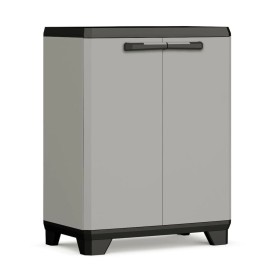 Keter Lagerschrank Niedrig Planet Grau und Schwarz 
