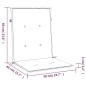 vidaXL Gartenstuhlauflagen für Niedriglehner 6 Stk. 100x50x3 cm vidaXL Gartenstuhlauflagen für Niedriglehner 6 Stk. 100x50x3 cm