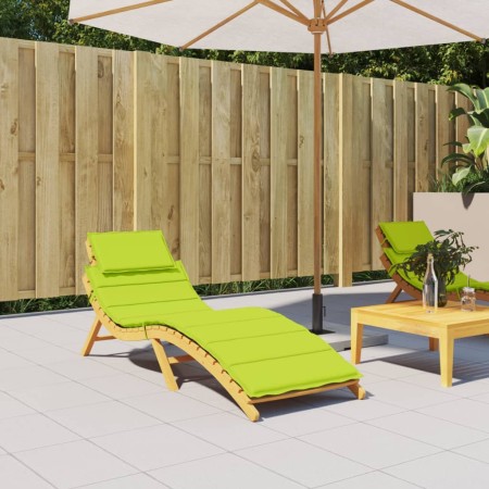 vidaXL Sonnenliegen-Auflage Hellgrün 186x58x3 cm Oxford-Gewebe