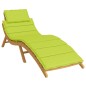 vidaXL Sonnenliegen-Auflage Hellgrün 186x58x3 cm Oxford-Gewebe
