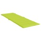 vidaXL Sonnenliegen-Auflage Hellgrün 186x58x3 cm Oxford-Gewebe