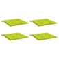 vidaXL Gartenstuhl-Kissen 4 Stk. Hellgrün 40x40x3 cm Oxford-Gewebe vidaXL Gartenstuhl-Kissen 4 Stk. Hellgrün 40x40x3 cm Oxford-Gewebe