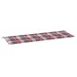 vidaXL Gartenbank-Auflage Rot Karomuster 150x50x3 cm Oxford-Gewebe vidaXL Gartenbank-Auflage Rot Karomuster 150x50x3 cm Oxford-Gewebe