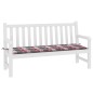 vidaXL Gartenbank-Auflage Rot Karomuster 150x50x3 cm Oxford-Gewebe vidaXL Gartenbank-Auflage Rot Karomuster 150x50x3 cm Oxford-Gewebe