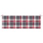 vidaXL Gartenbank-Auflage Rot Karomuster 150x50x3 cm Oxford-Gewebe vidaXL Gartenbank-Auflage Rot Karomuster 150x50x3 cm Oxford-Gewebe