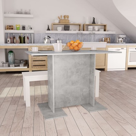 vidaXL Esstisch Betongrau 110x60x75 cm Holzwerkstoff