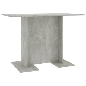 vidaXL Esstisch Betongrau 110x60x75 cm Holzwerkstoff