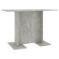 vidaXL Esstisch Betongrau 110x60x75 cm Holzwerkstoff vidaXL Esstisch Betongrau 110x60x75 cm Holzwerkstoff