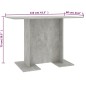 vidaXL Esstisch Betongrau 110x60x75 cm Holzwerkstoff vidaXL Esstisch Betongrau 110x60x75 cm Holzwerkstoff
