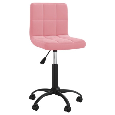 vidaXL Bürostuhl Drehbar Rosa Samt