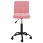 vidaXL Bürostuhl Drehbar Rosa Samt vidaXL Bürostuhl Drehbar Rosa Samt