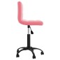 vidaXL Bürostuhl Drehbar Rosa Samt vidaXL Bürostuhl Drehbar Rosa Samt