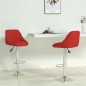 vidaXL Barhocker 2 Stk. Weinrot Kunstleder vidaXL Barhocker 2 Stk. Weinrot Kunstleder