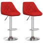 vidaXL Barhocker 2 Stk. Weinrot Kunstleder vidaXL Barhocker 2 Stk. Weinrot Kunstleder