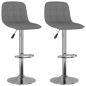 vidaXL Barhocker 2 Stk. Hellgrau Stoff vidaXL Barhocker 2 Stk. Hellgrau Stoff