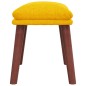 vidaXL Fußhocker Senfgelb 45x29,5x35 cm Stoff vidaXL Fußhocker Senfgelb 45x29,5x35 cm Stoff