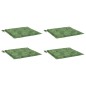 vidaXL Stuhlkissen 4 Stk. Blattmuster 40x40x3 cm Stoff vidaXL Stuhlkissen 4 Stk. Blattmuster 40x40x3 cm Stoff