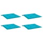 vidaXL Gartenstuhl-Kissen 4 Stk. Türkis 40x40x3 cm Stoff vidaXL Gartenstuhl-Kissen 4 Stk. Türkis 40x40x3 cm Stoff