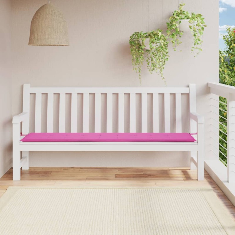 vidaXL Gartenbank-Auflage Rosa 200x50x3 cm Stoff vidaXL Gartenbank-Auflage Rosa 200x50x3 cm Stoff