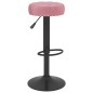 vidaXL Barhocker 2 Stk. Rosa Samt vidaXL Barhocker 2 Stk. Rosa Samt