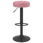 vidaXL Barhocker 2 Stk. Rosa Samt vidaXL Barhocker 2 Stk. Rosa Samt