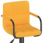 vidaXL Barhocker Senfgelb Stoff vidaXL Barhocker Senfgelb Stoff