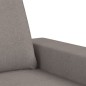 vidaXL 3-Sitzer-Sofa mit Hocker Taupe 180 cm Stoff vidaXL 3-Sitzer-Sofa mit Hocker Taupe 180 cm Stoff