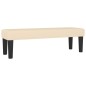 vidaXL Boxspringbett mit Matratze Creme 140x200 cm Stoff vidaXL Boxspringbett mit Matratze Creme 140x200 cm Stoff