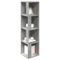 vidaXL Eckregal Betongrau 33x33x132 cm Holzwerkstoff vidaXL Eckregal Betongrau 33x33x132 cm Holzwerkstoff