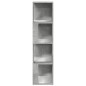 vidaXL Eckregal Betongrau 33x33x132 cm Holzwerkstoff vidaXL Eckregal Betongrau 33x33x132 cm Holzwerkstoff