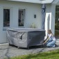 Madison Gartenmöbel-Abdeckung Rund 200 cm Grau Madison Gartenmöbel-Abdeckung Rund 200 cm Grau
