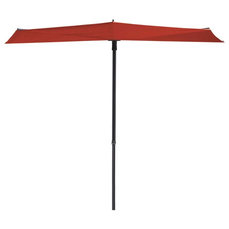 Madison Balkonschirm Sun Wave 270x150 cm Ziegelrot Madison Balkonschirm Sun Wave 270x150 cm Ziegelrot