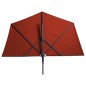 Madison Balkonschirm Sun Wave 270x150 cm Ziegelrot Madison Balkonschirm Sun Wave 270x150 cm Ziegelrot