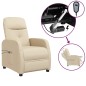 Massagesessel Elektrisch Creme Stoff Massagesessel Elektrisch Creme Stoff
