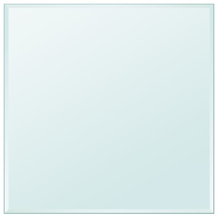 vidaXL Tischplatte aus gehärtetem Glas quadratisch 800x800 mm