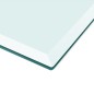 vidaXL Tischplatte aus gehärtetem Glas quadratisch 800x800 mm vidaXL Tischplatte aus gehärtetem Glas quadratisch 800x800 mm