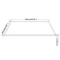 vidaXL Tischplatte aus gehärtetem Glas quadratisch 800x800 mm vidaXL Tischplatte aus gehärtetem Glas quadratisch 800x800 mm