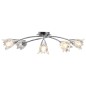 vidaXL Deckenleuchte mit Glasschirmen für 5 E14 Glühlampen vidaXL Deckenleuchte mit Glasschirmen für 5 E14 Glühlampen