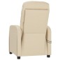 Massagesessel Elektrisch Creme Stoff Massagesessel Elektrisch Creme Stoff