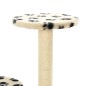 vidaXL Katzen-Kratzbaum Sisal 60 cm Beige Pfoten-Aufdruck vidaXL Katzen-Kratzbaum Sisal 60 cm Beige Pfoten-Aufdruck