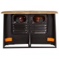 vidaXL LKW-Sideboard Massivholz Mango Dunkelgrau vidaXL LKW-Sideboard Massivholz Mango Dunkelgrau