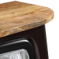 vidaXL LKW-Sideboard Massivholz Mango Dunkelgrau vidaXL LKW-Sideboard Massivholz Mango Dunkelgrau