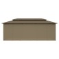 vidaXL Pavillon mit Vorhängen 600x298x270 cm Taupe 180 g/m² vidaXL Pavillon mit Vorhängen 600x298x270 cm Taupe 180 g/m²