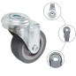 vidaXL Lenkrollen mit Bolzenloch 4 Stk. 50 mm vidaXL Lenkrollen mit Bolzenloch 4 Stk. 50 mm