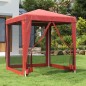 vidaXL Partyzelt mit 4 Mesh-Seitenwänden Rot 2x2 m HDPE vidaXL Partyzelt mit 4 Mesh-Seitenwänden Rot 2x2 m HDPE