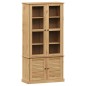 vidaXL Vitrine VIGO 85x35x170 cm Massivholz Kiefer vidaXL Vitrine VIGO 85x35x170 cm Massivholz Kiefer