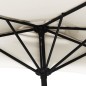 vidaXL Balkon-Sonnenschirm mit Alu-Mast Sandfarben 300x155 cm Halbrund vidaXL Balkon-Sonnenschirm mit Alu-Mast Sandfarben 300x155 cm Halbrund