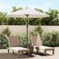 vidaXL Sonnenschirm mit Aluminium-Mast 270 cm Sandweiß vidaXL Sonnenschirm mit Aluminium-Mast 270 cm Sandweiß