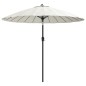 vidaXL Sonnenschirm mit Aluminium-Mast 270 cm Sandweiß vidaXL Sonnenschirm mit Aluminium-Mast 270 cm Sandweiß